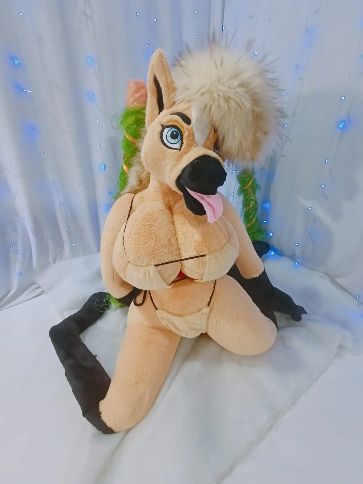 Stuffed Furry Anthro Mare Horse Sex Doll 160cm