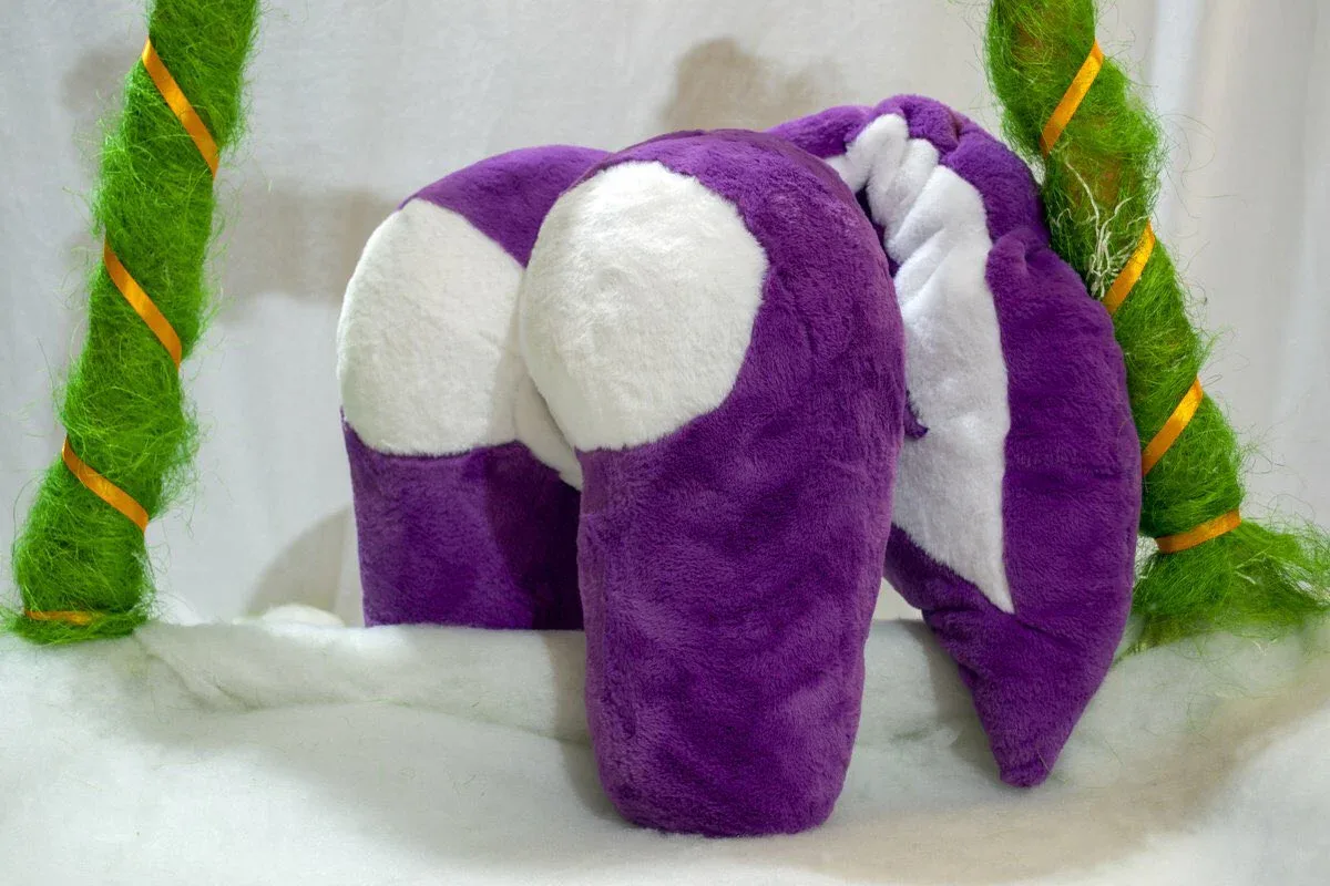 Furry Animal Skunk Butt Plush Sex Toy