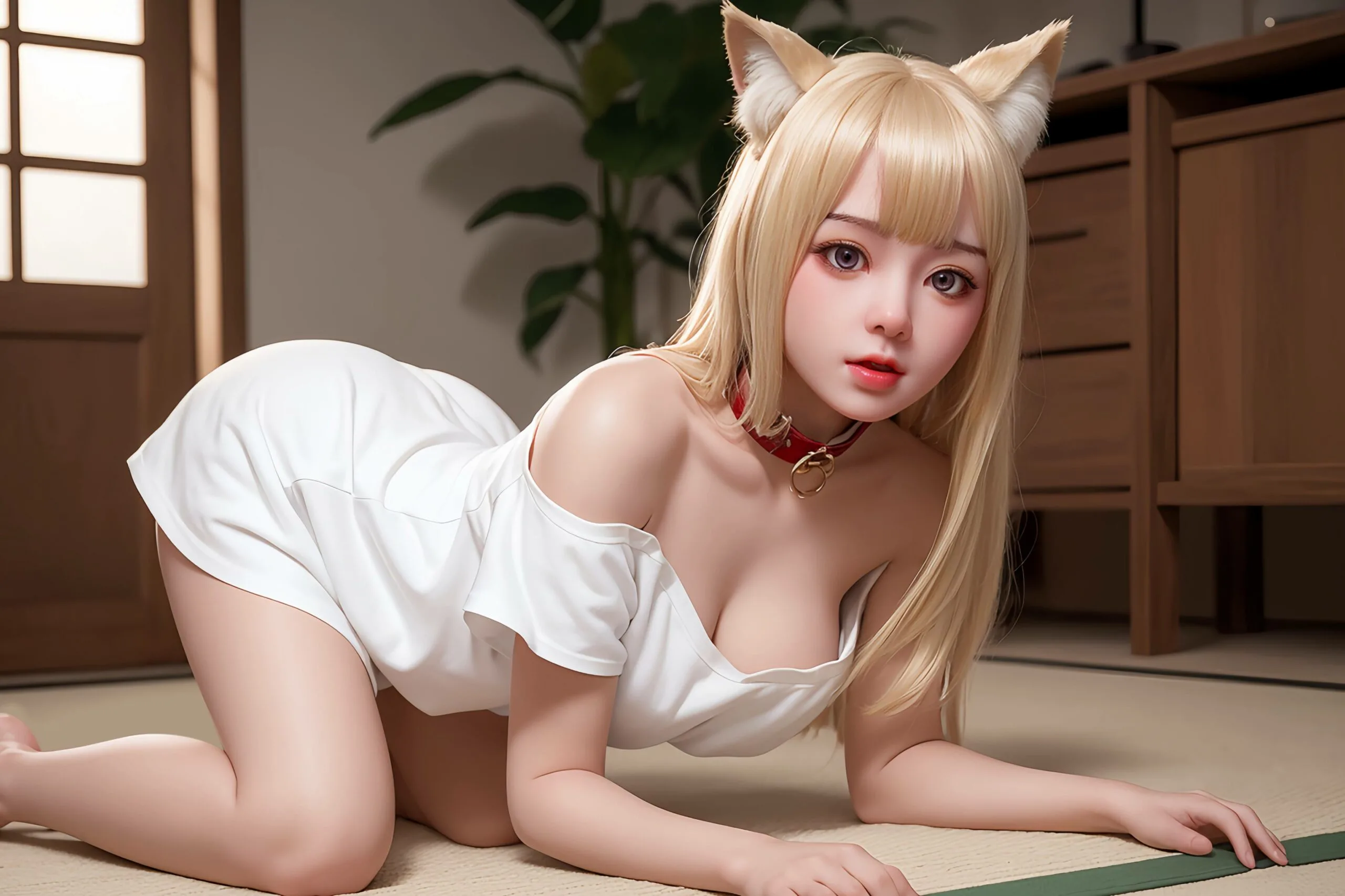 Xixi – AI Blonde Cute Catwoman Anime Sex Doll