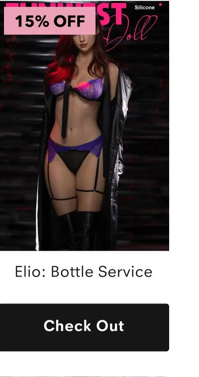 New Silicon Wives sex doll Bottle Service Elio