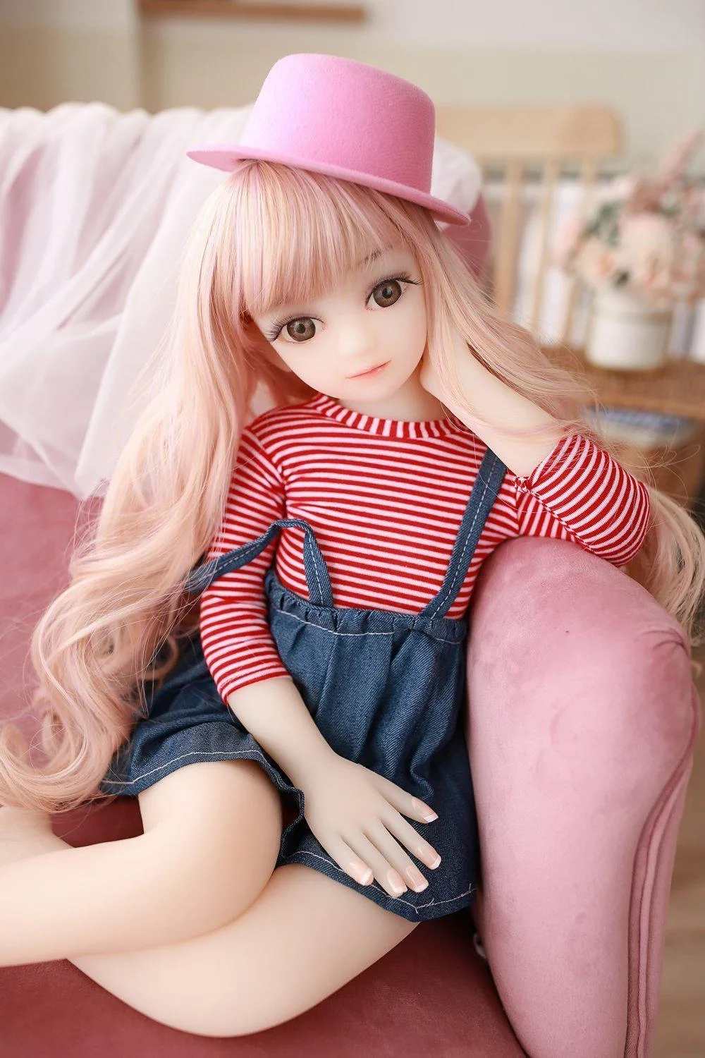 Larena – 2ft3 (68cm) Lifelike Tiny Real Doll