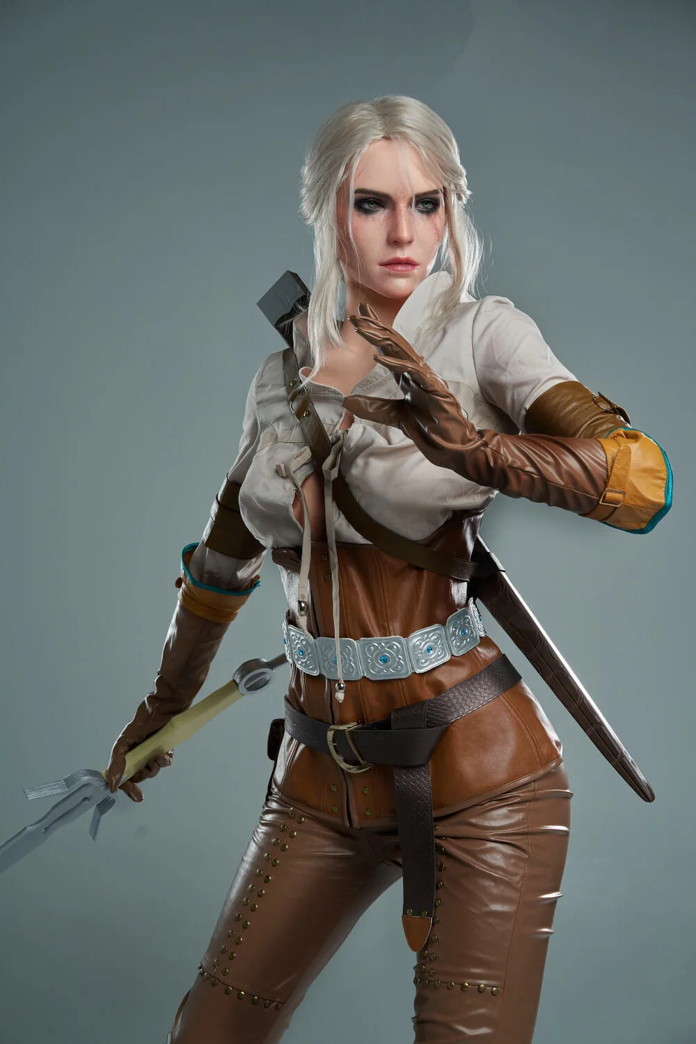 168cm/5ft6 E-cup Silicone Sex Doll – Ciri from Witcher