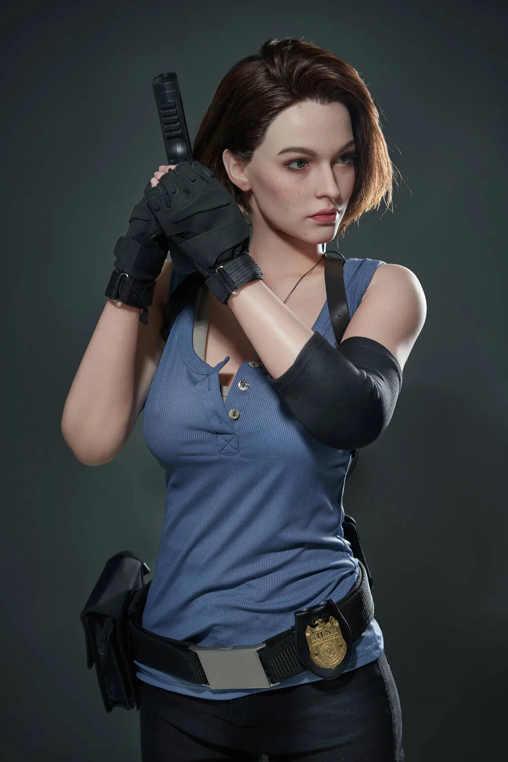 168cm/5ft6 E-cup Silicone Sex Doll – Jill Valentine from Resident Evil