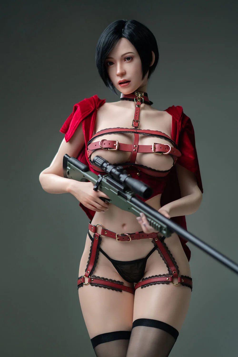 171cm/5ft7 G-cup Silicone Sex Doll – Ada Wong from Resident Evil